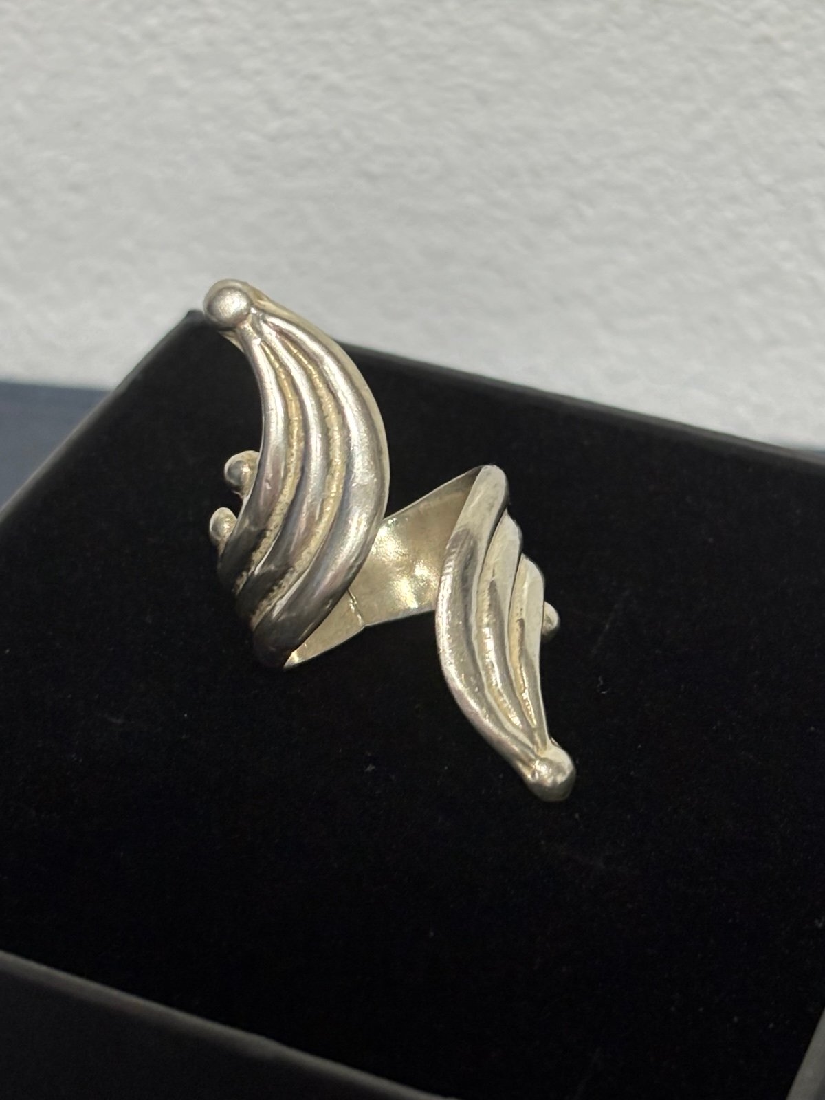 Taxco Silver Sculptural Ring 925