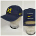 Vintage Nike Team Sports Michigan Wolverines Snapback Hat Cap Collegiate