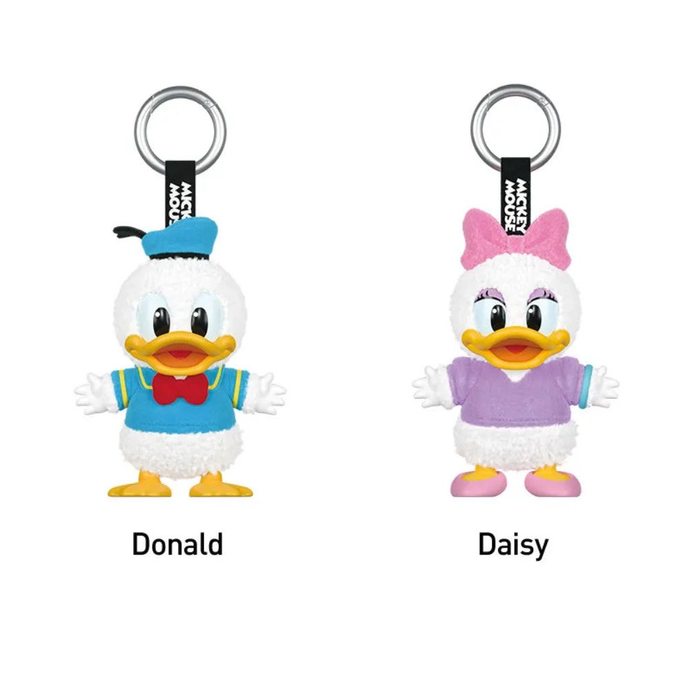 Pop Mart Disney's Mickey Family Cute Together Keychain Figures - Donald & Daisy