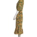 Saloni Grace Floral Off the Shoulder Yellow Midi Dress NWOT Size 6