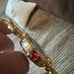 GORGEOUS WOMEN MC MONTES CARLO WATCH COLOR GOLD 18k PlatedGold with CUBIC ZIRCON