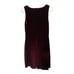 CDC Vintage Velour Dress with Jacket Burgundy Size 8 SOG403
