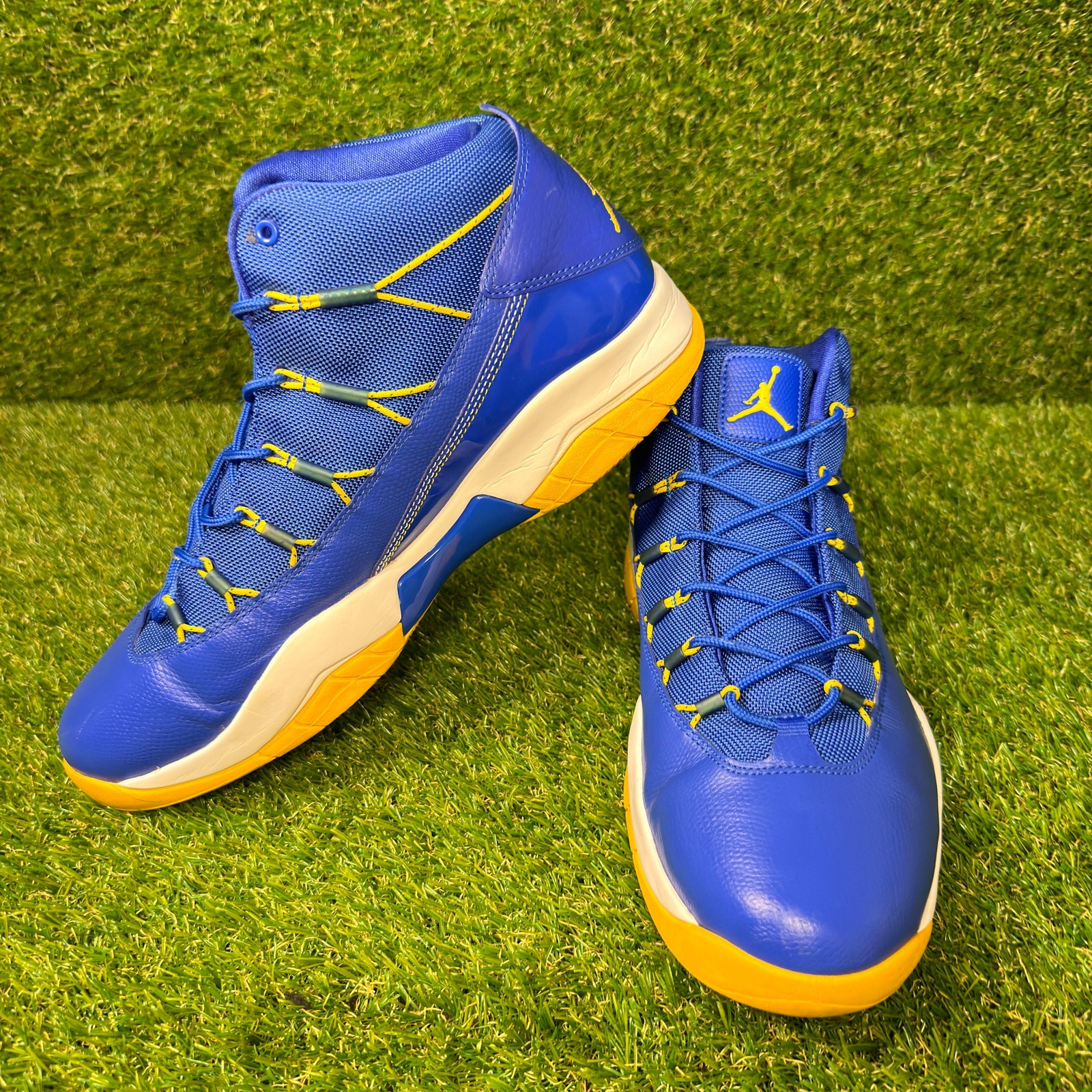 Size 12 Jordan Prime Flight 'Golden State Warriors' 616846-489