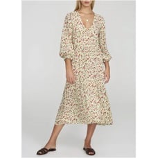 Faithfull The Brand Les Fleurs Midi Dress in Bastille Floral Print // L