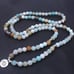108 Mala Beads Natural Amazonite Gemstone Healing Bracelet -Balancing Necklace
