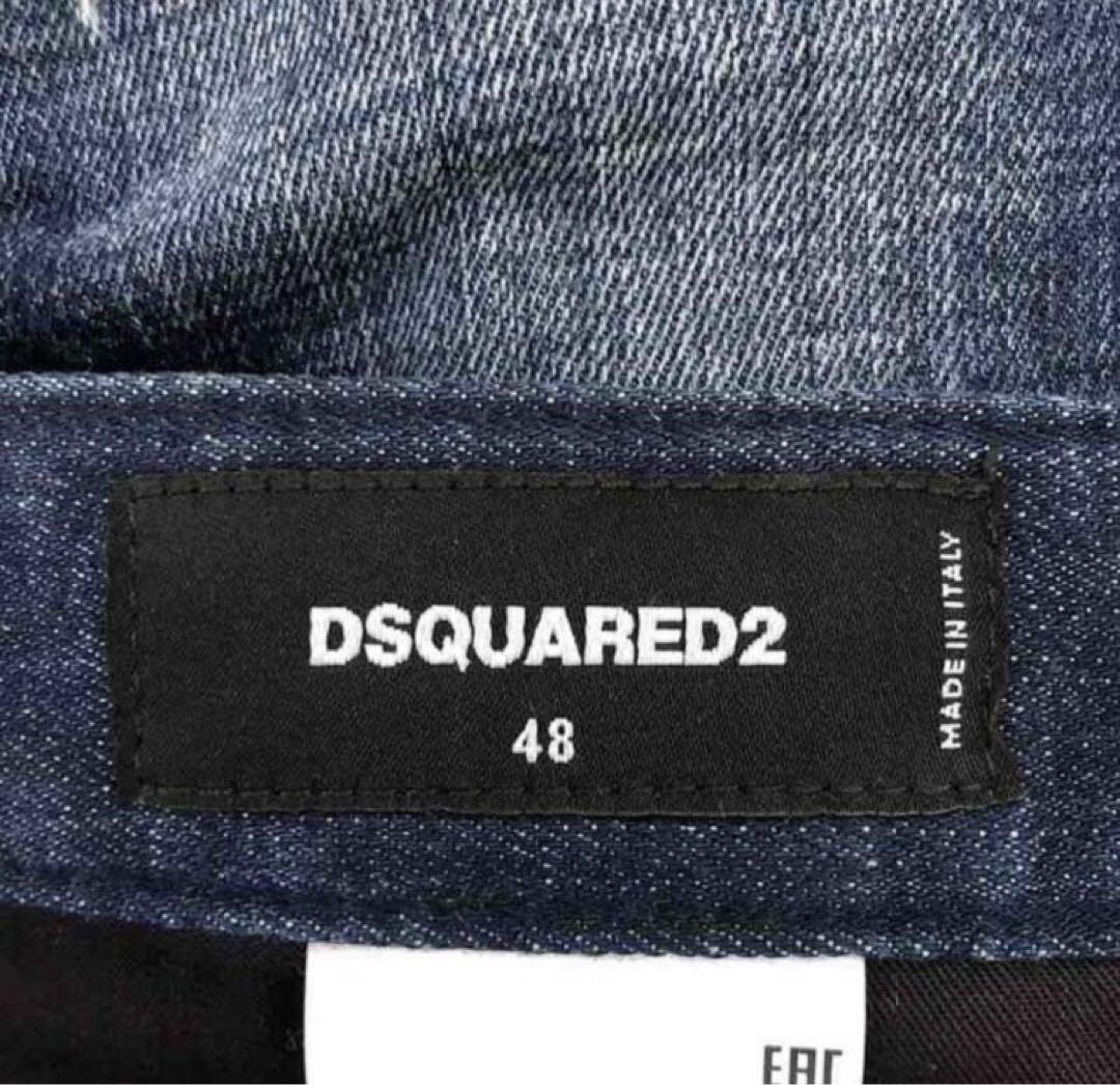 割引 DSQUARED2 DARK WASH 2 COMBAT JEANS Size 48 パンツ