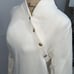 Lauren Ralph Lauren Elegant Ivory Sweater Gold Buttons