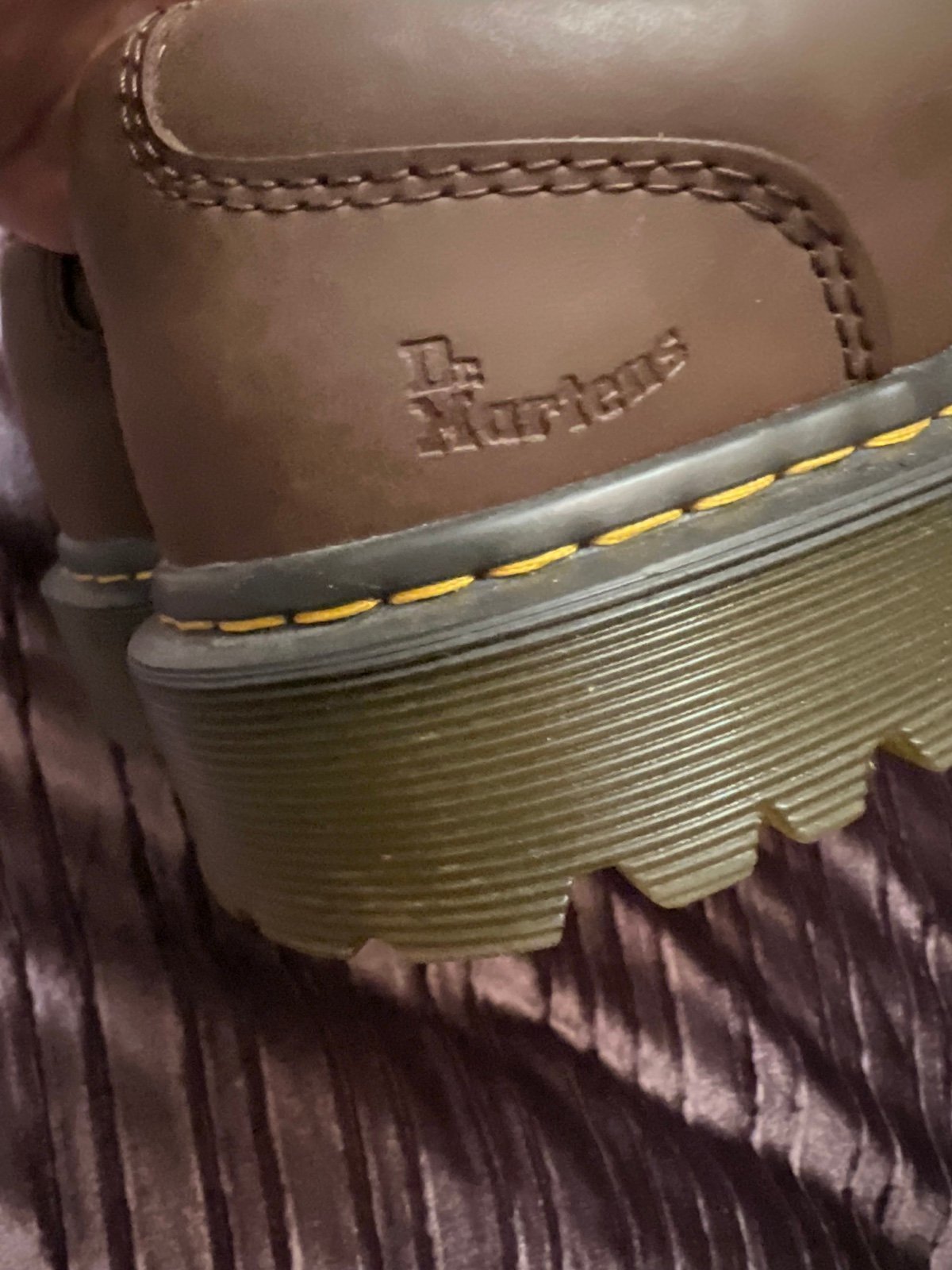 Dr. Martens oxfords in brown leather