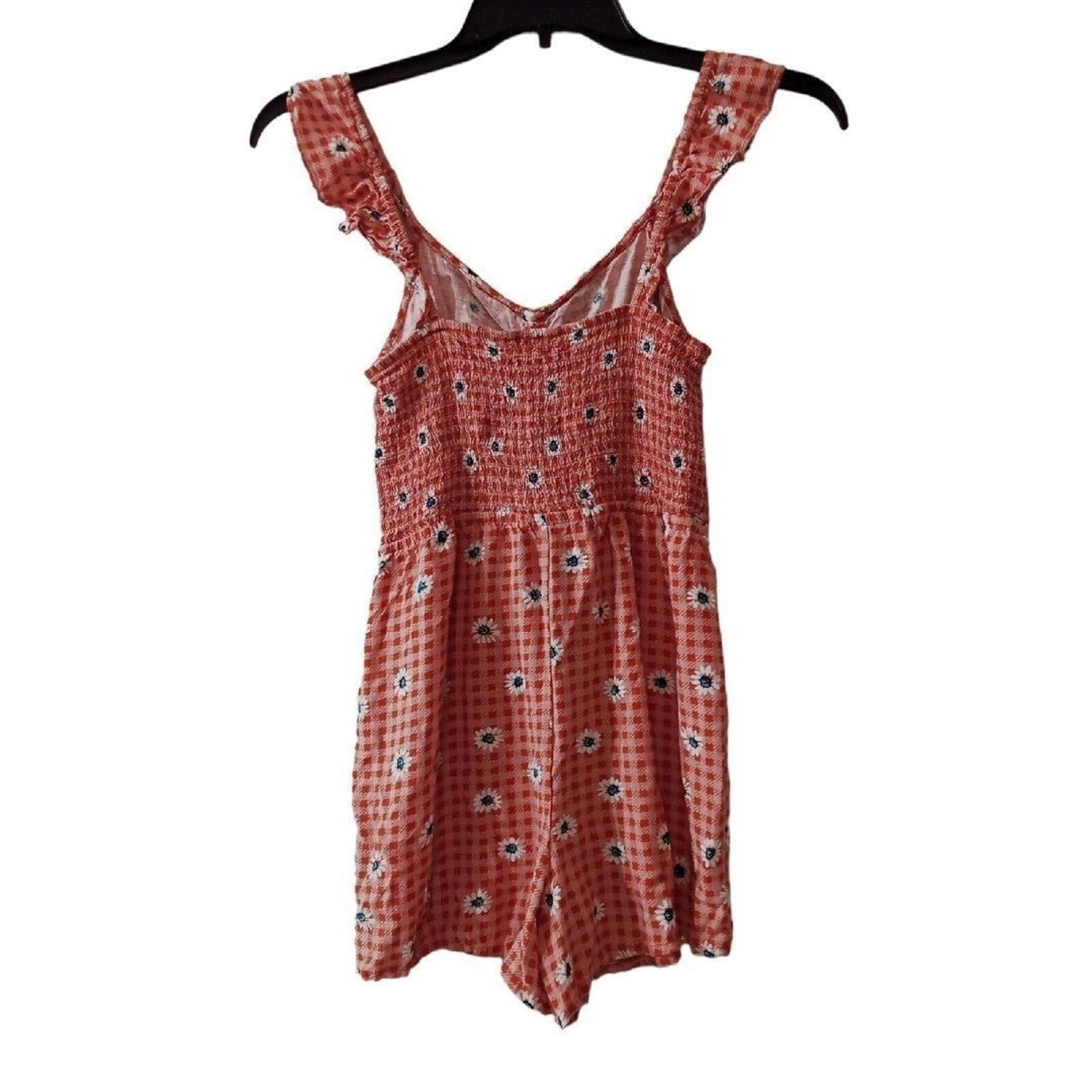 Women / Juniors Derek Hart Romper One Piece Peek A Boo  In Back Size Medium