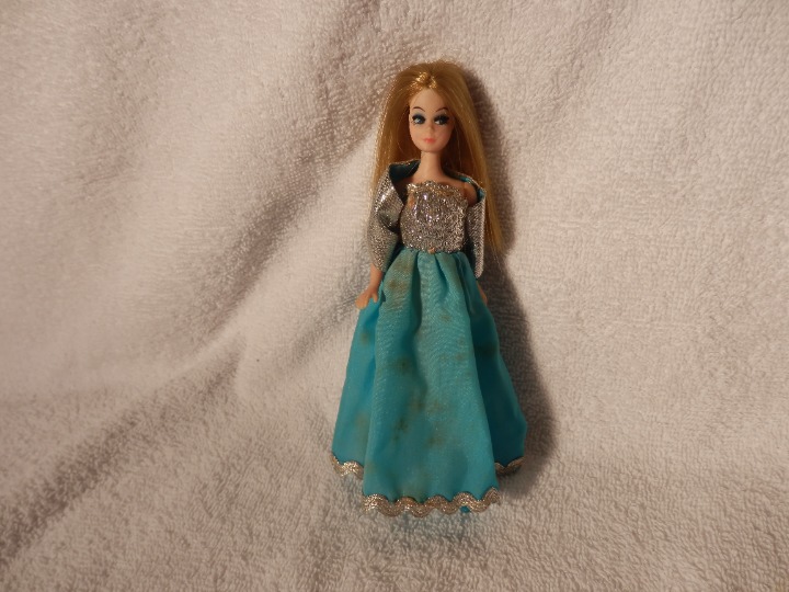VTG Drawn Doll Brunette