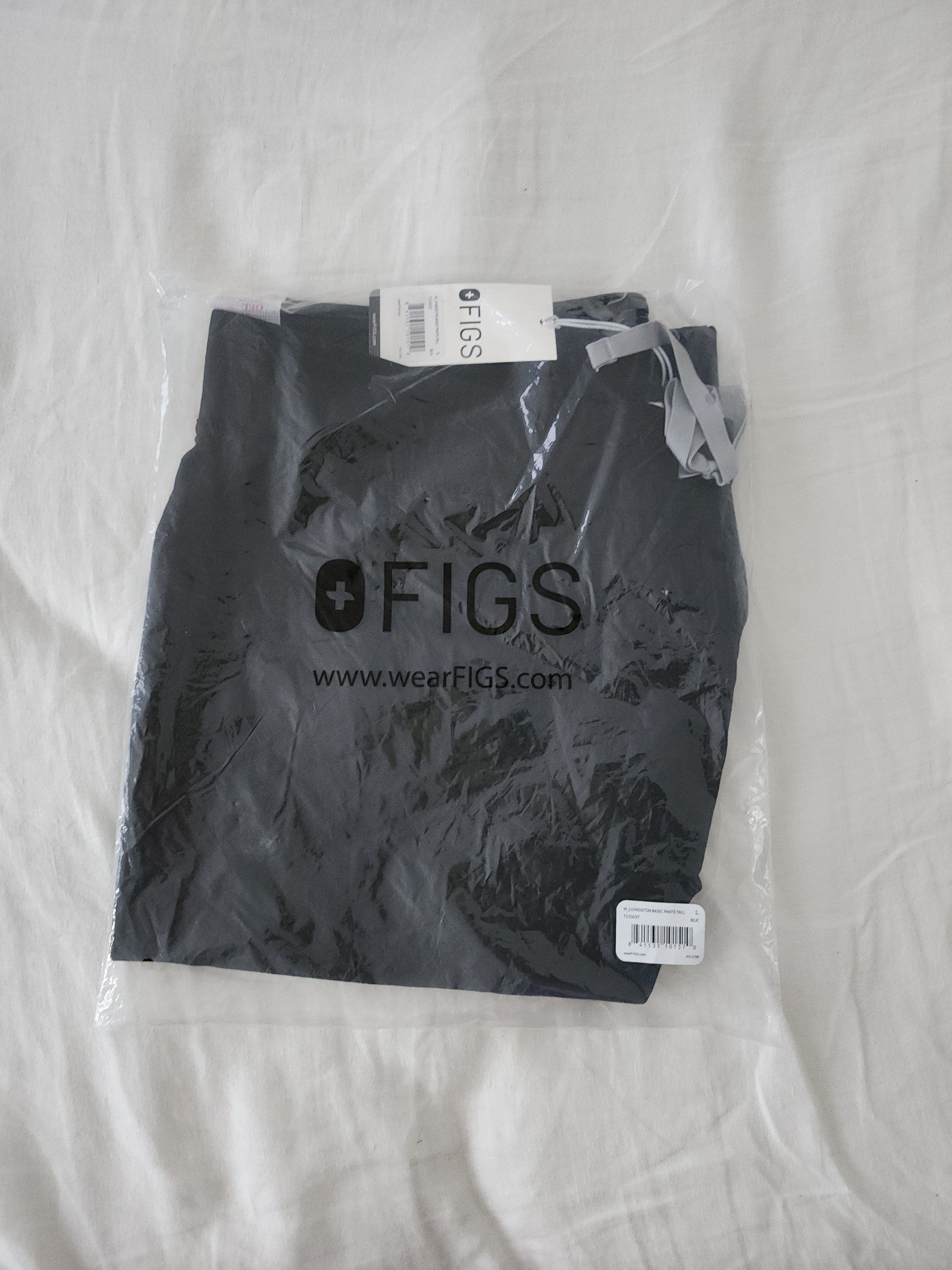 FIG Clothing Livingston Basic Scrub Pants in Black