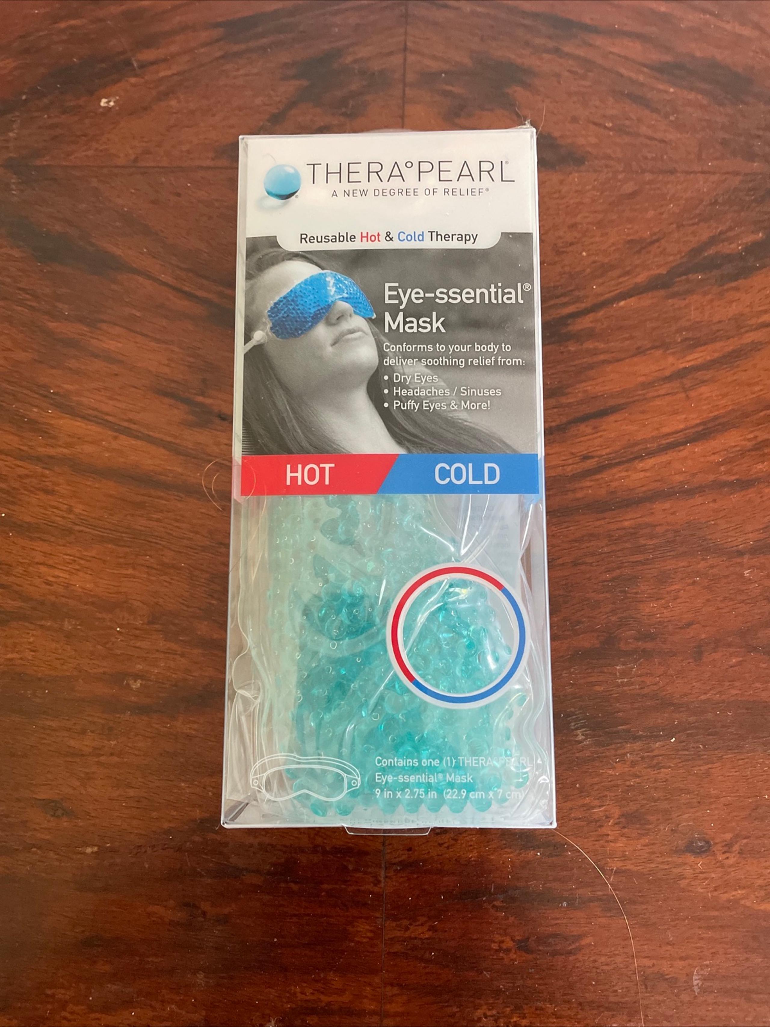 TheraPearl Eye-ssential Mask, Reusable Eye Mask with Flexible Gel Beads NEW