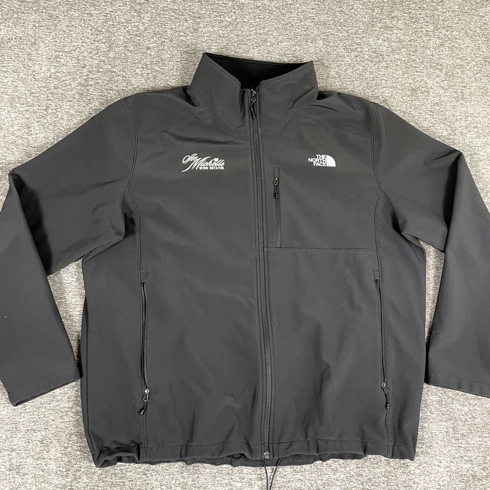 North Face Jacket Mens XXL 2XL Apex Bionic Softshell Full Zip Gray Windwall
