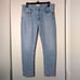 Agolde jeans Toni mid rise straight size 32 light wash organic cotton lyocell