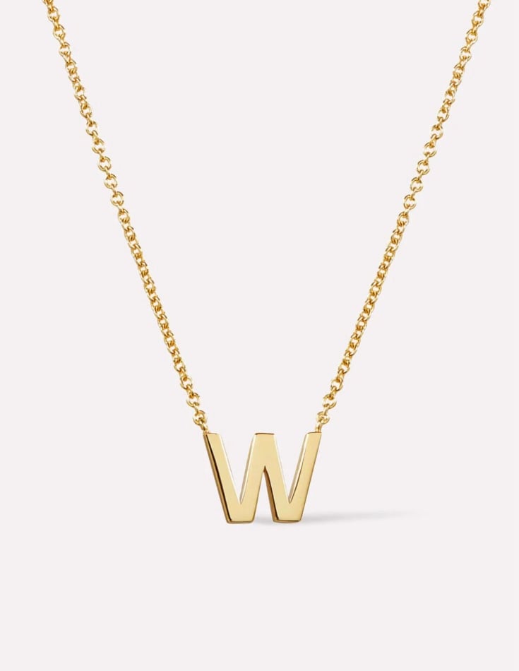 Ana Luisa Initial W Necklace
