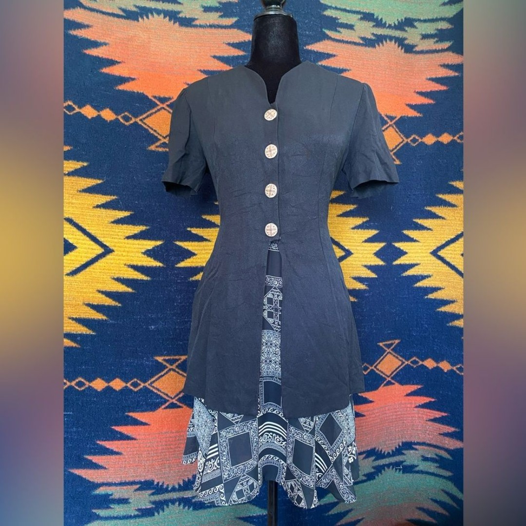 Vintage 80’s Virgo ll One piece skirt with attached Blazer! So 80’s!