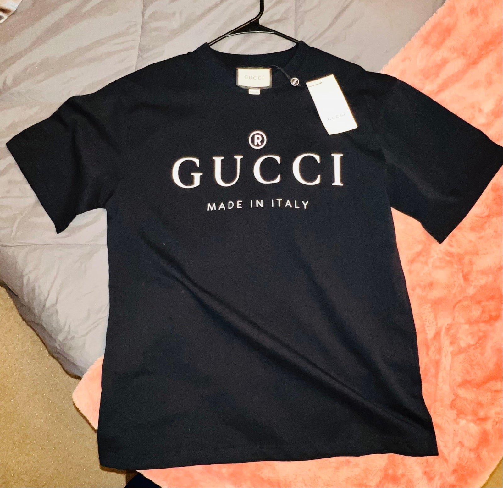 GUCCI X BALENCIAGA SPRAY PAINT T-SHIRT, Men's Fashion, Tops & Sets