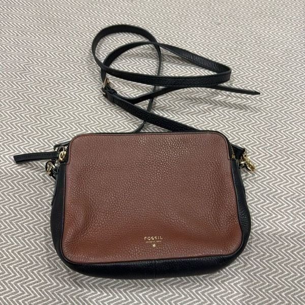 Fossil Sydney Two Tone Leather Crossbody