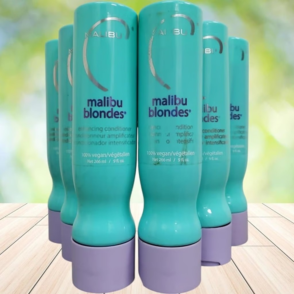 6 Bottles Blondes Enhancing Conditioner By Malibu
