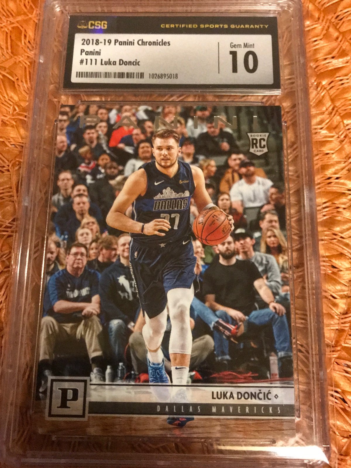 Luka Doncic 2018-19 Panini Chronicles #111 CSG Gem Mint 10