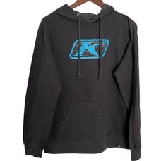 Klim Vista Hoodie Sweatshirt Size 2XL 2X Womens Charcoal Gray Blue