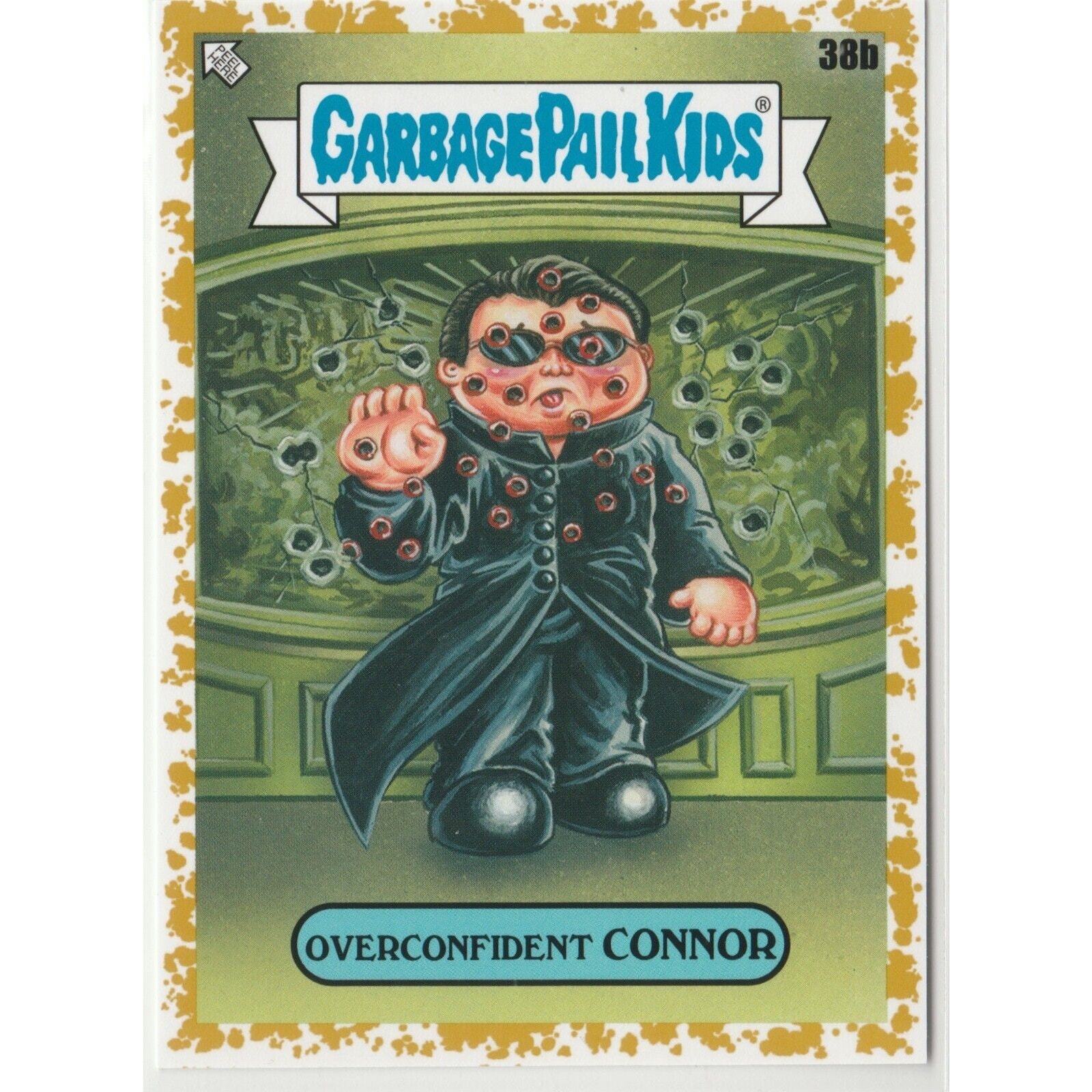 SP 28/50 Fool's Gold Overconfident Connor #38b Garbage Pail Kids GPK 2023 Mayhem