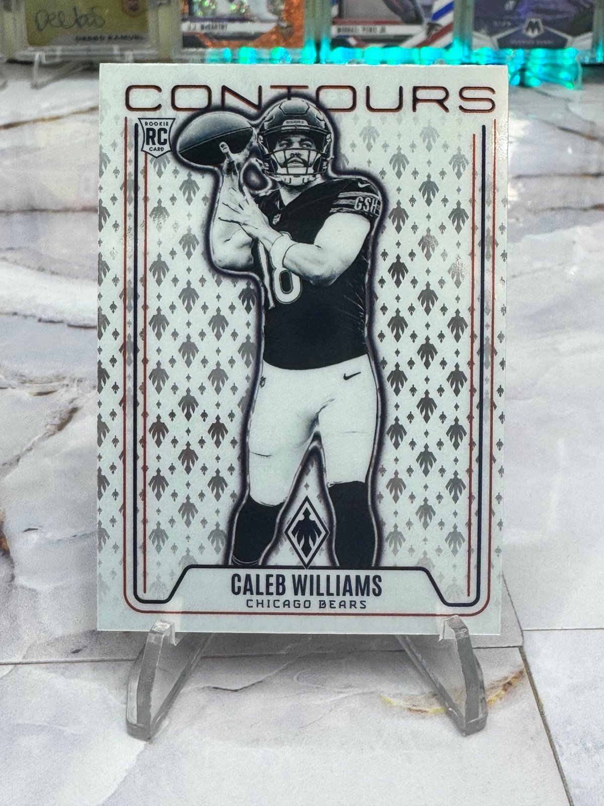 2024 Panini Phoenix Caleb Williams Contours Rookie Chicago Bears RC