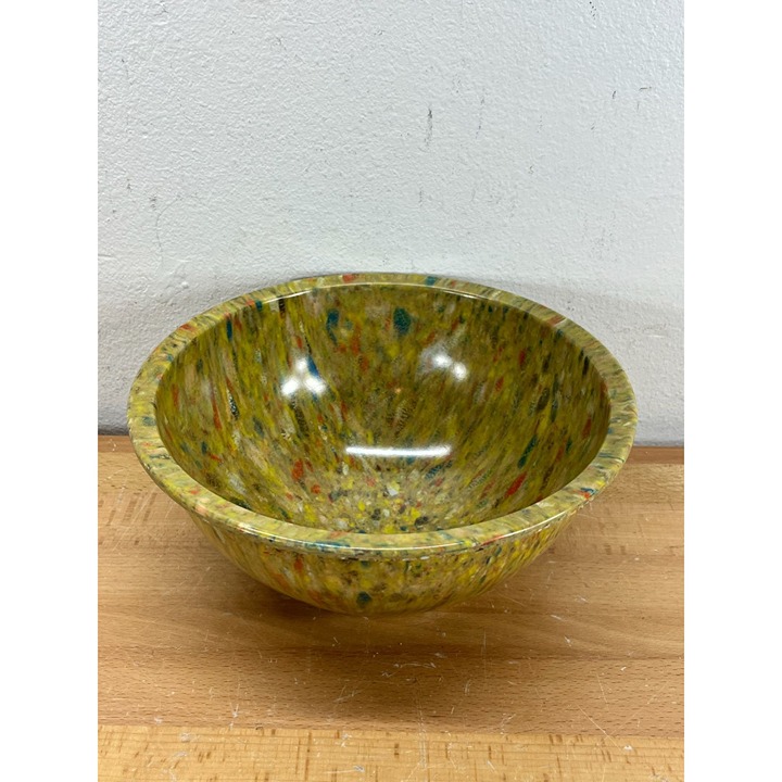 Vintage Texas Ware # 118 Confetti Mixing Bowl Melamine 10 Turquoise, Green, ETC