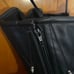 Black Leather metal ribbed corset