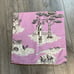 The Inside + Salamandre’ Purple Toile’ Basketball Pillow Cover