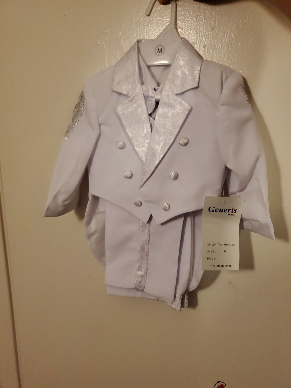Baptism clothes for boy