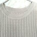 Spick & Span Knit Vest, Sleeveless, Ribbed, Side Slit, Beige