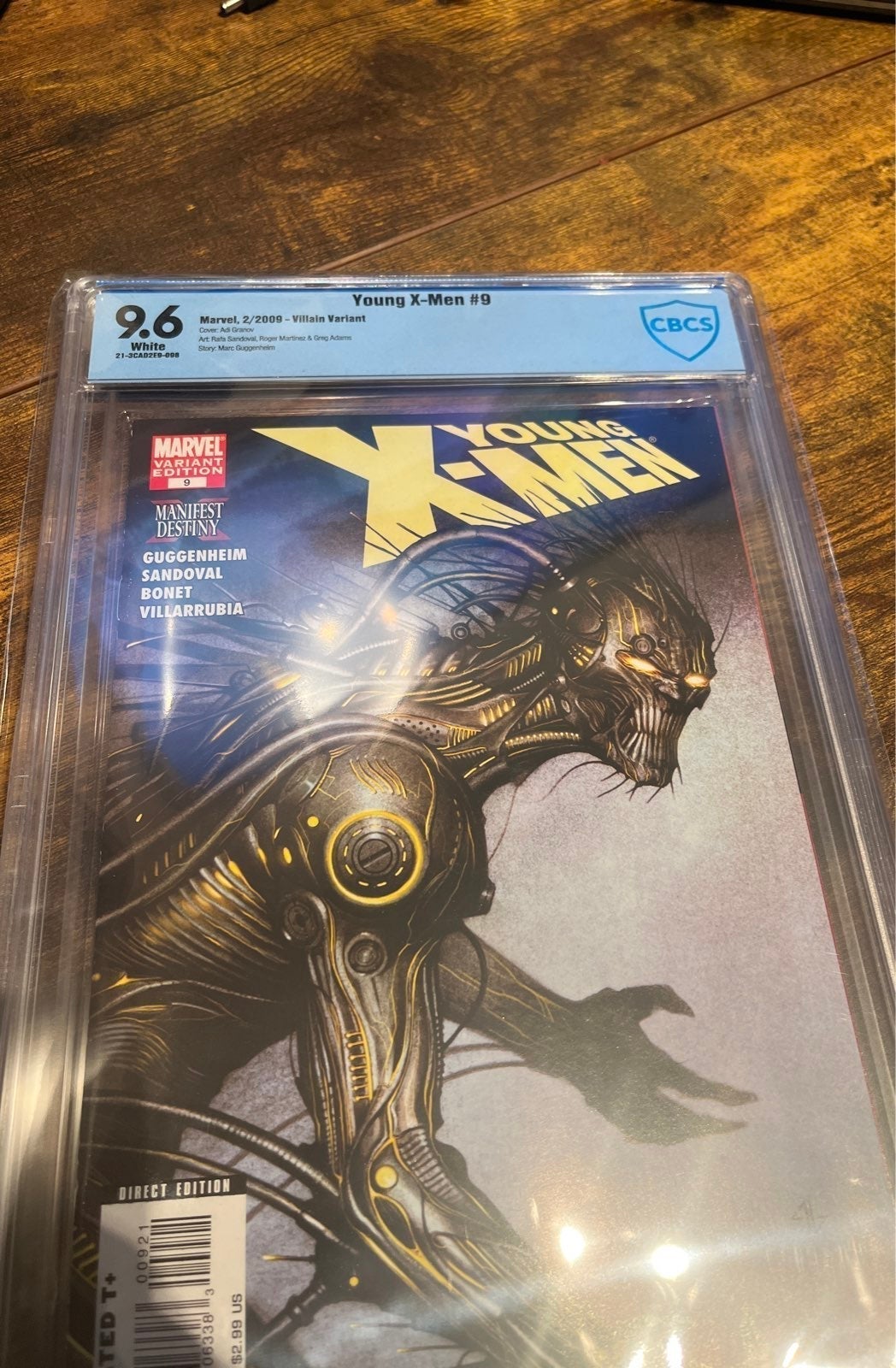 YOUNG X-MEN #9 CBCS SLAB 9.6