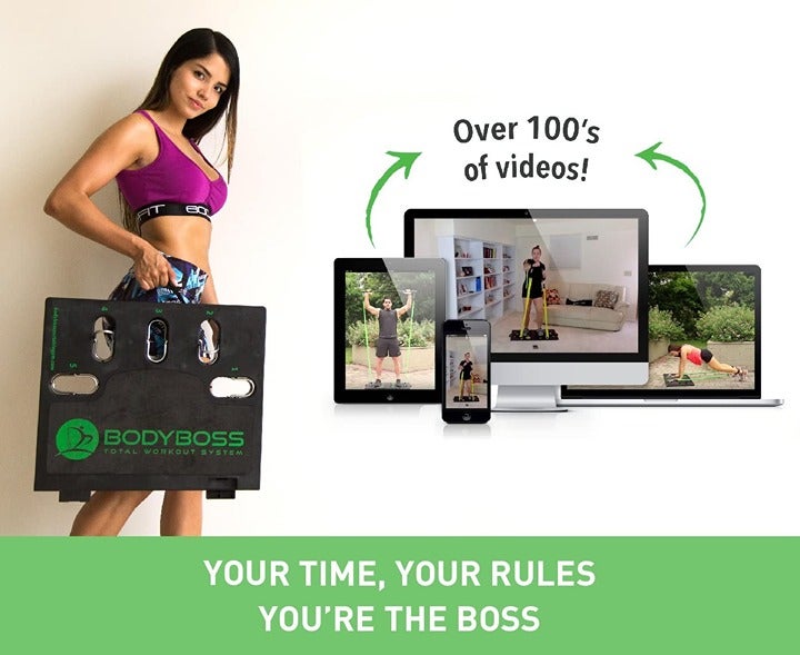 BodyBoss Home Gym 2.0 by 1loop - shops Portable Gym Workout Package