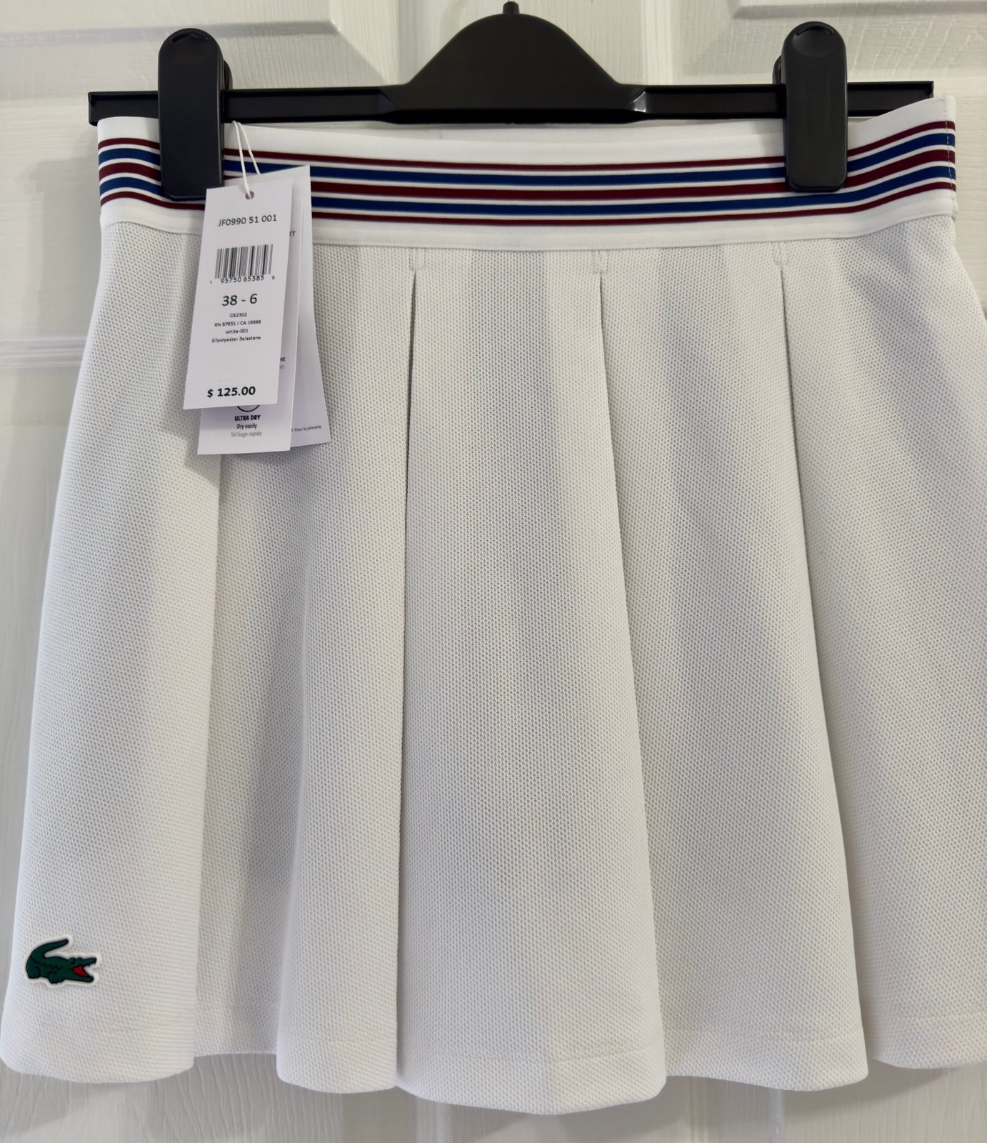 NWT Lacoste Tennis Skirt