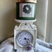 Bath and Body Works Nutcracker Mouse Clock Pedestal Holder + Fresh Balsam 3 Wick