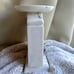 Bath and Body Works Nutcracker Mouse Clock Pedestal Holder + Fresh Balsam 3 Wick
