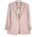 NEW Forte Forte Womens Size 0 Fluid Jacquard Jacket Blazer Pink Metallic Cipria
