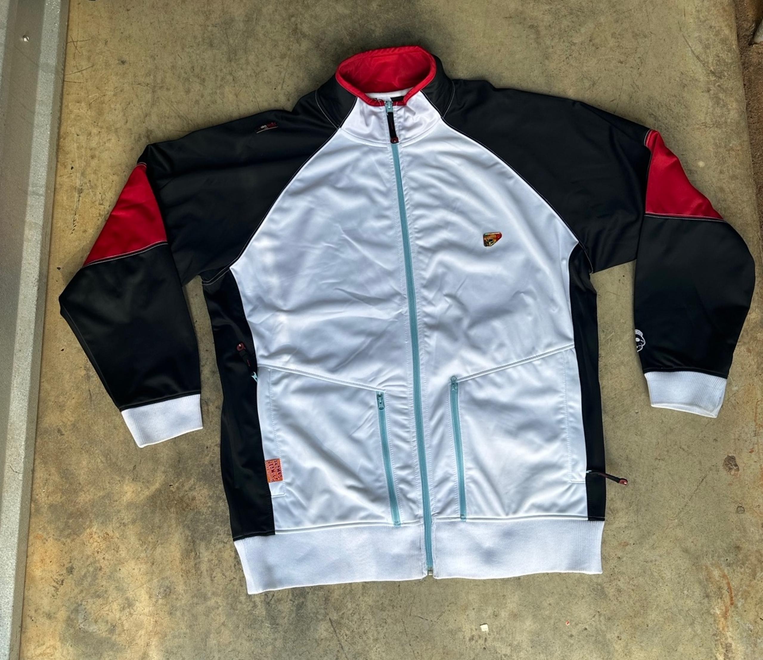 AKADEMIKS VINTAGE Y2K FULL ZIP WARM-UP TRACK JACKET MEN'S 3XL XXXL HIP HOP