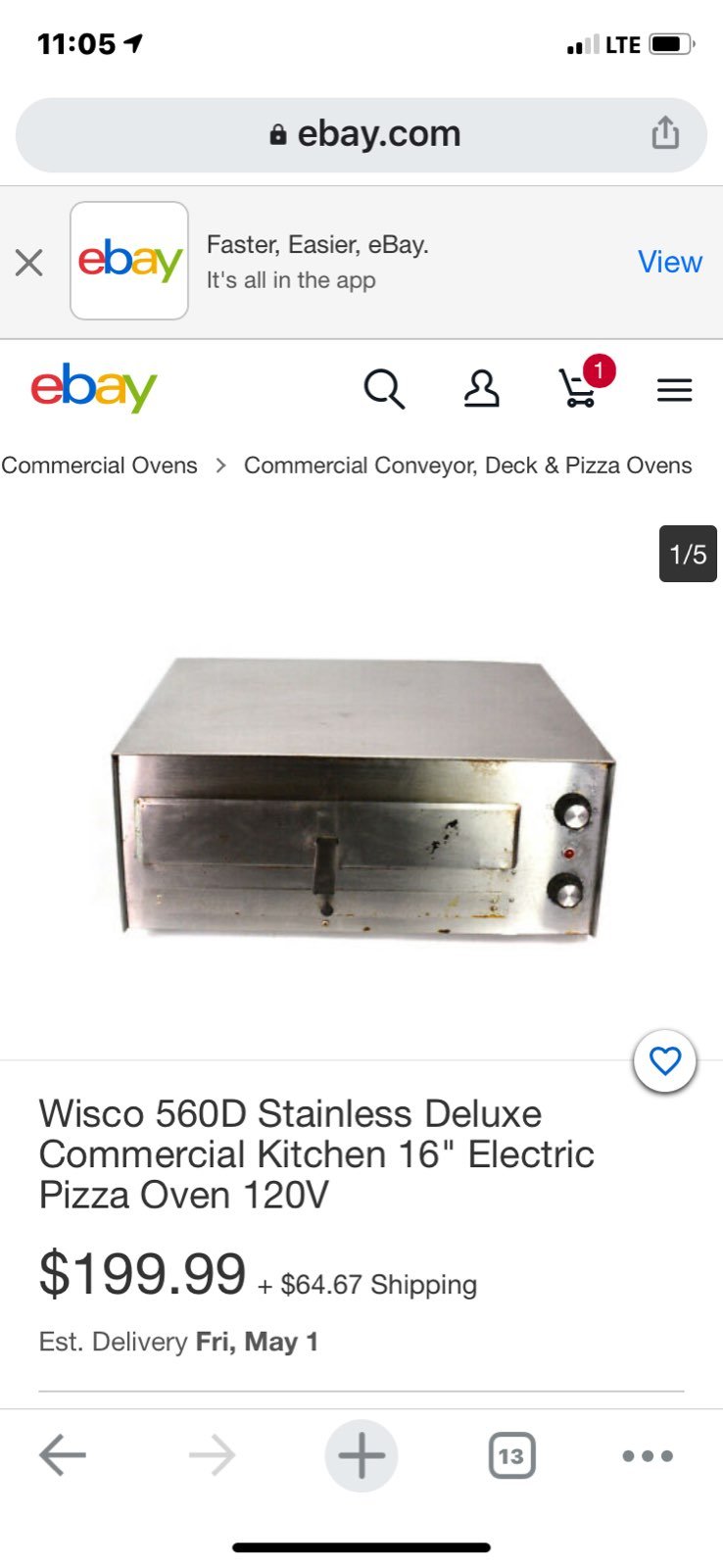 Wisco 560D Stainless Deluxe Commercial