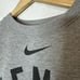 Nike NBA Engineered Remix Basketball Sweatshirt Mens Medium Gray Crewneck Shirt