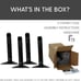 Factory Direct Partners Replacement Chunky Toddler Legs for Activity Tables