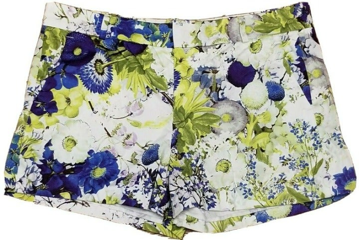 Zara Woman Chino Shorts Sz M Flat Front