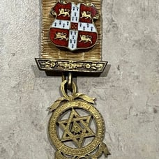 Antique Masonic Medal 1873 Cambridge University Crest