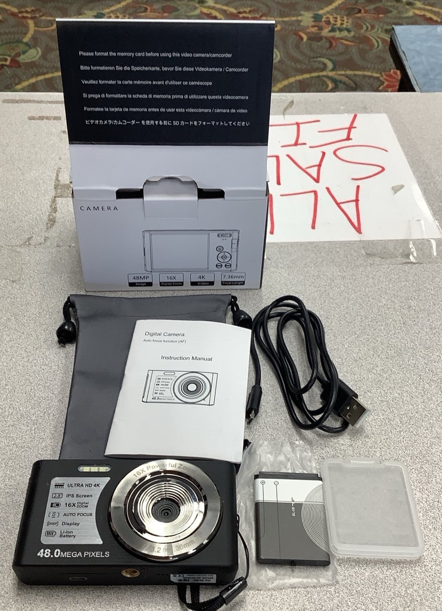 4k digital vlogging camera 16x camcorder hd 1080p 48mp video camera