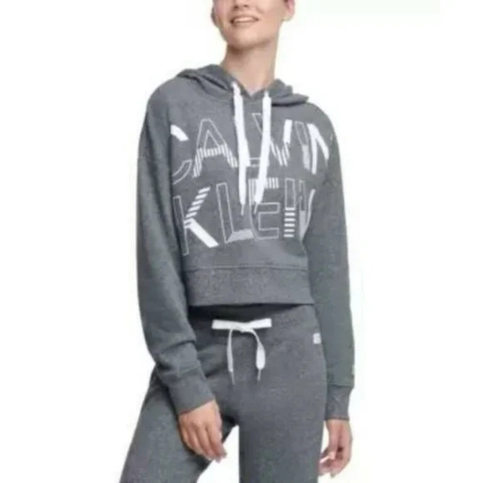 Calvin Klein Logo Graphic Fleece Hoodie