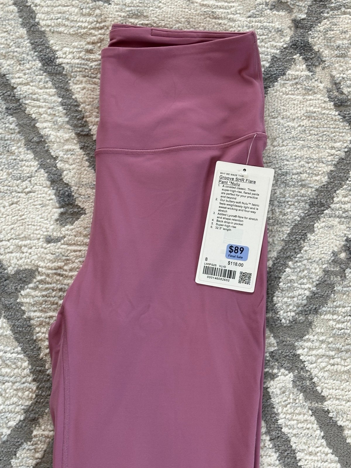 Lululemon Groove Flare Pant Size 8
