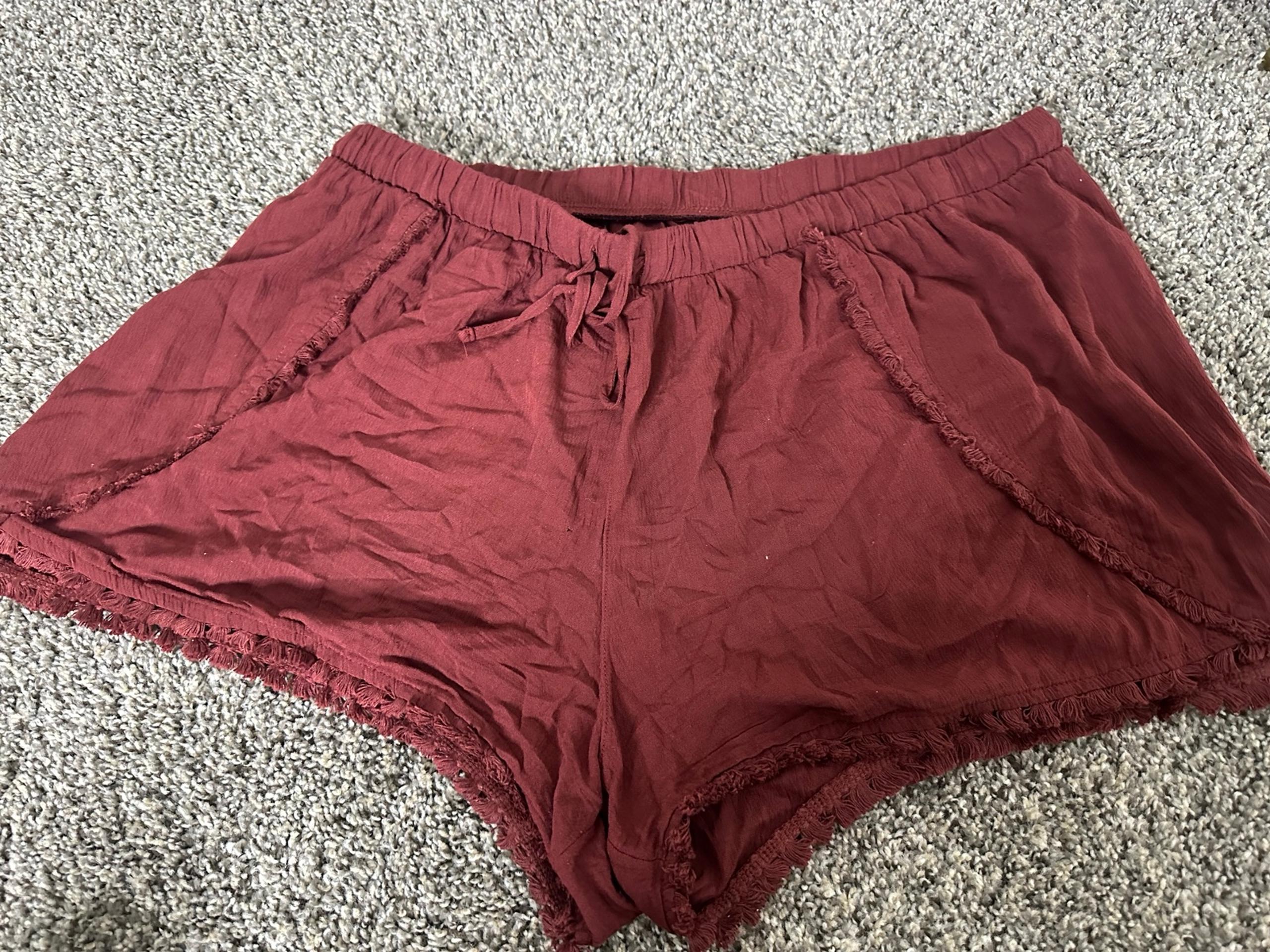 Missimo supply Co Burgundy  Shorts