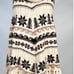 J.Crew Womans Poncho Wool Retro Vintage One Size Off-White Tan Brown Hood