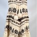 J.Crew Womans Poncho Wool Retro Vintage One Size Off-White Tan Brown Hood
